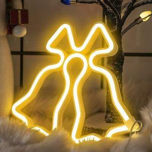 אור ניאון לד לחדר שינה/בית/מסיבה/חתונה/חג המולד תפאורה מנורת ניאון סוללת USB