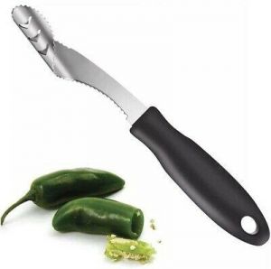 bambam45 כלי מטבח Jalapeno Pepper Corer Cutter Slicer Core Seed Remover Fruit Kitchen Tools